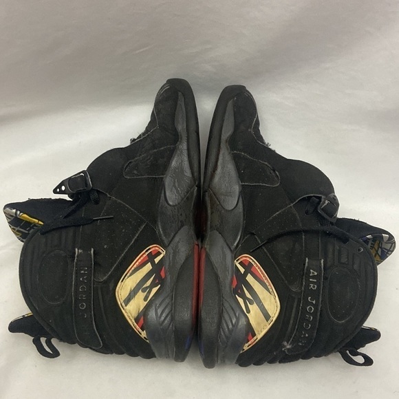 Nike Air Jordan Retro Playoff 8 Black Red Size 10 2007 Release - Picture 10 of 13